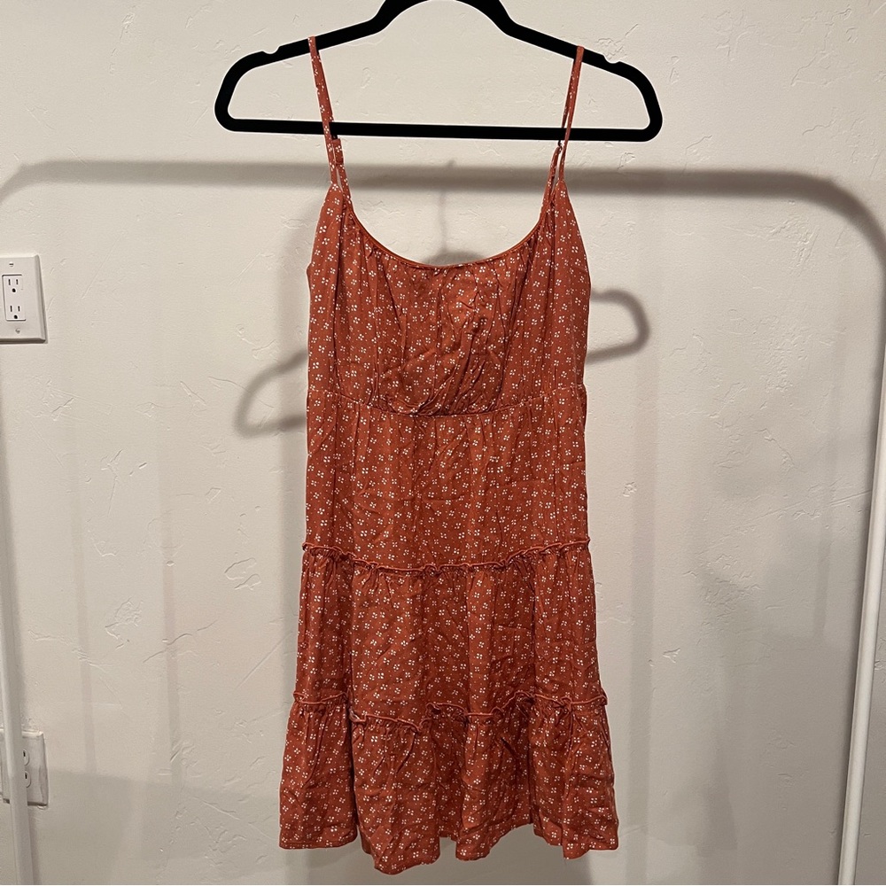 Orange / terracotta summer dress